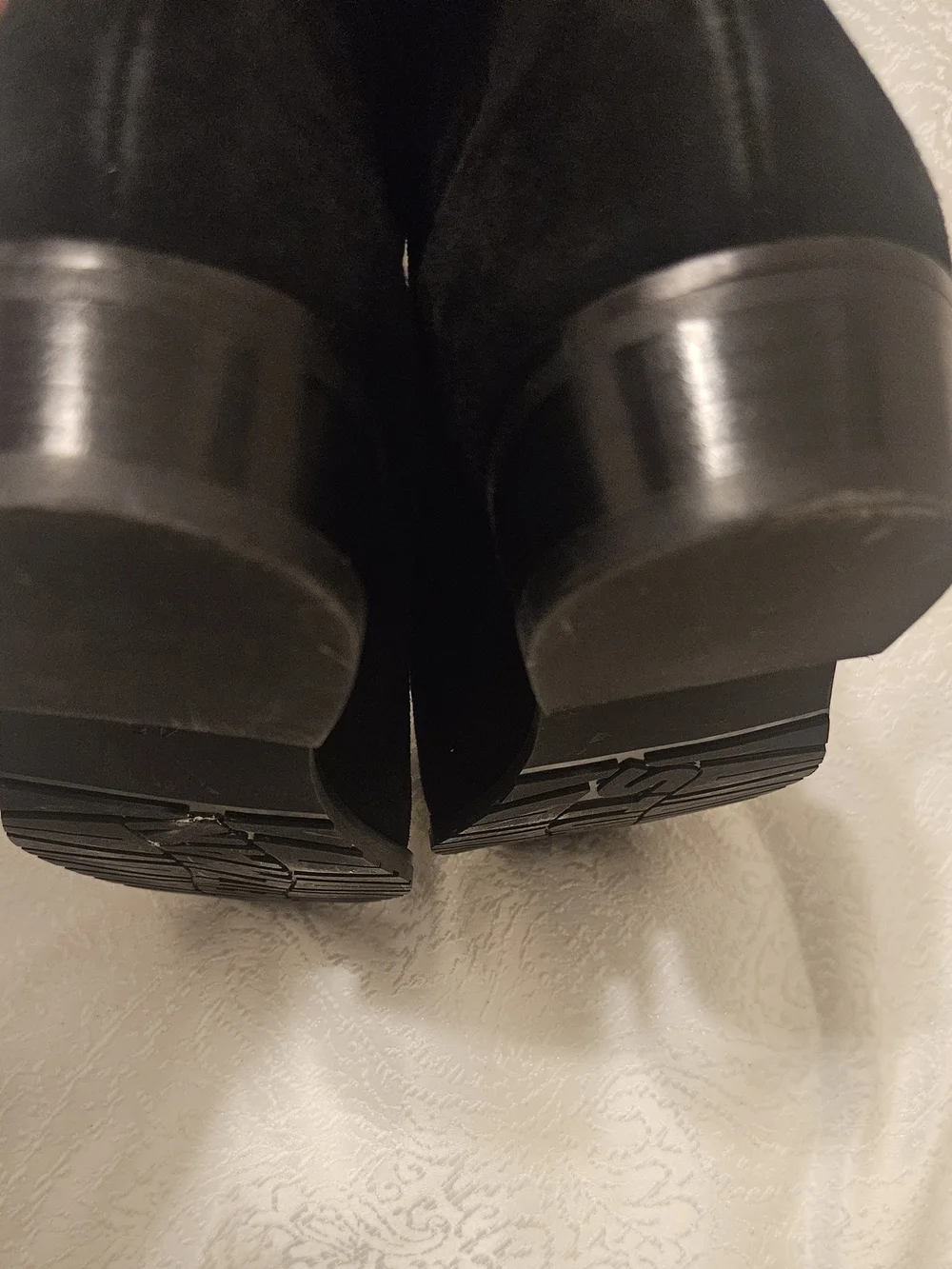 Stewart Weitzman Black Suede Boots Size 4.5